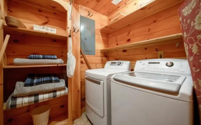 photo 5 of Underlook Cabin-secluded Cabin With Wifi Large Deck Gas Grill Wood Fireplace