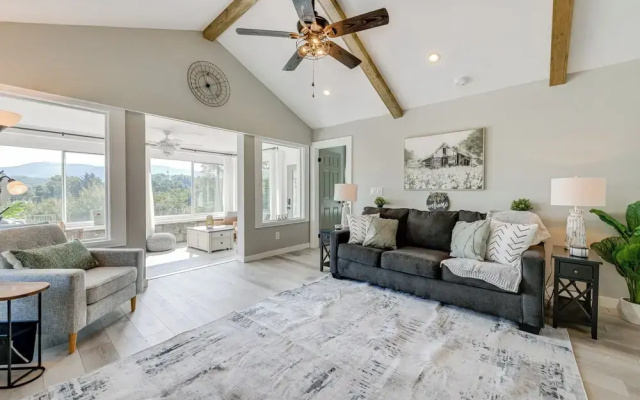 photo 2 of Updated + Modern Waynesville Cottage w/ Fire Pit