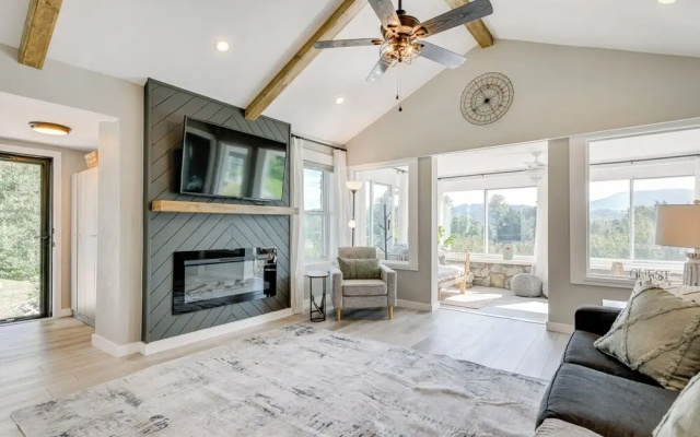 photo 5 of Updated + Modern Waynesville Cottage w/ Fire Pit