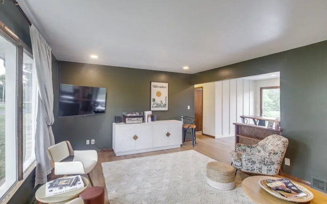 photo 3 of Updated Plymouth Home ~ 5 Mi to Road America!