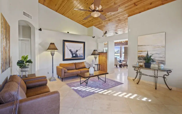 photo 2 of Spa, Furnished Patio: Upscale Phoenix Oasis!