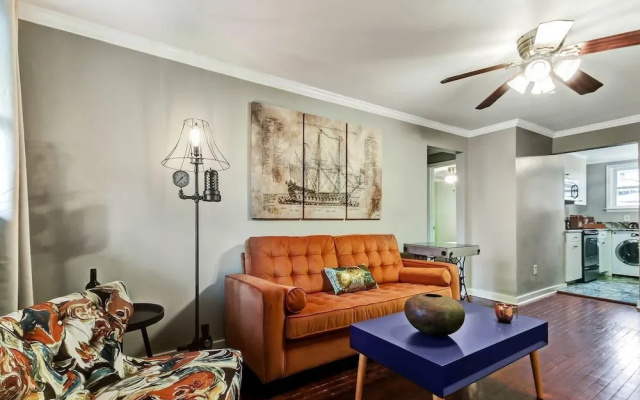 photo 3 of Vibrant, Colorful Condo Building With Backyard Firepit and Games