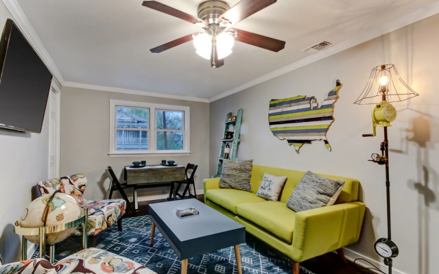 photo 5 of Vibrant, Colorful Condo Building With Backyard Firepit and Games