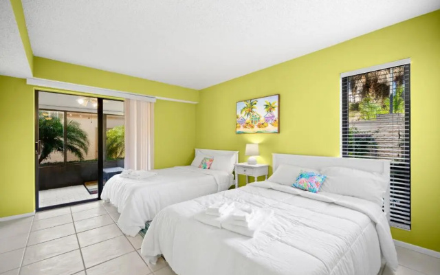 photo 5 of Villa on Point Brittany 5, 2 Bedroom, Pool, Near Beach, WiFi, Sleeps 4