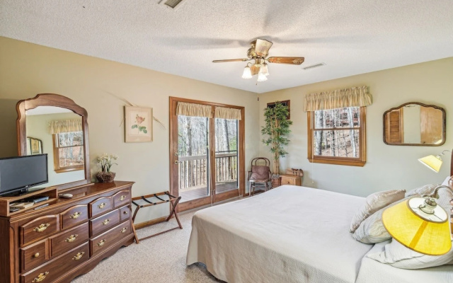 photo 3 of Warm And Cozy Cabin In Lake Lure, Nestled In Hardwood Trees, Peaceful Home- Wifi 3 Bedroom Home by Sunscape Property Management
