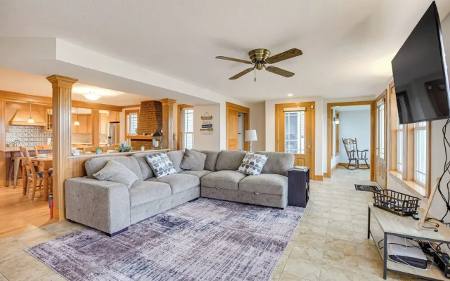 photo 3 of Waterfront Buckeye Lake House: Deck + Views!