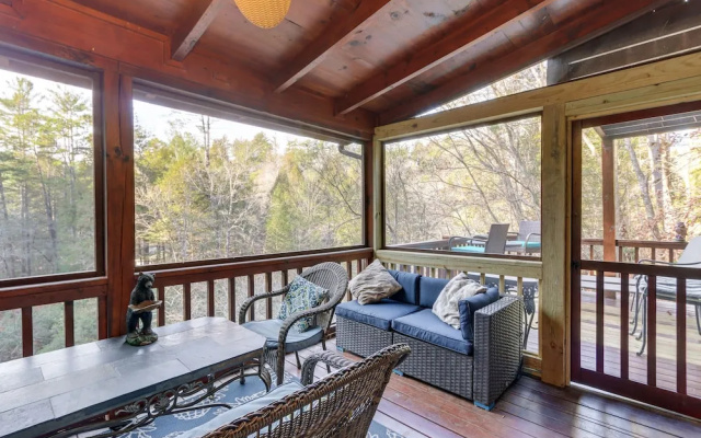 photo 3 of Waterfront Cabin w/ Beautiful River View & Hot Tub