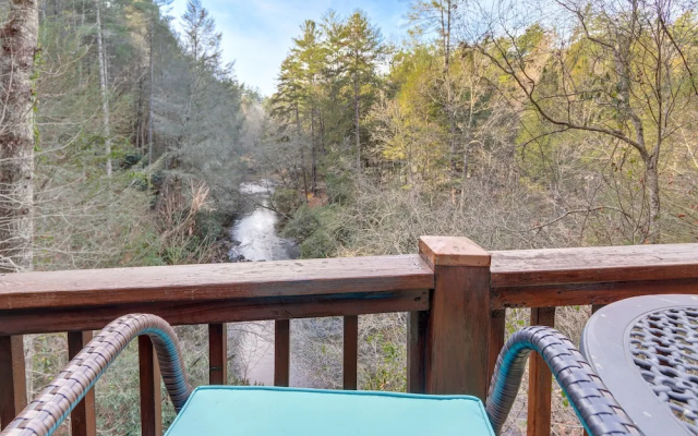 photo 5 of Waterfront Cabin w/ Beautiful River View & Hot Tub