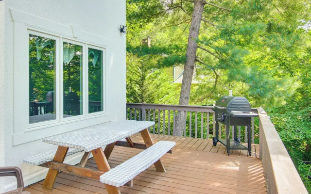 photo 5 of 2-story Deck: Waterfront Lake Lure Home!