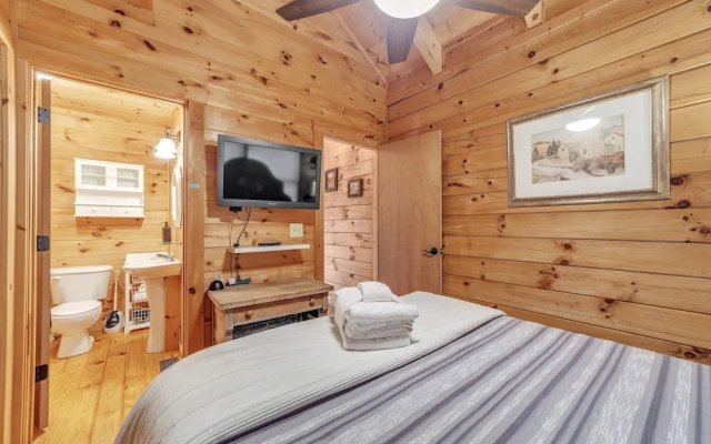 photo 2 of Waterfront-log Cabin On The Broad River In Lake Lure 2 Bedroom Cabin by Sunscape Property Management