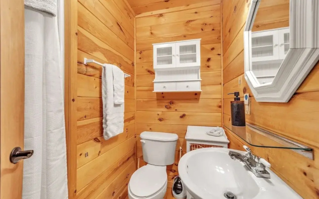 photo 5 of Waterfront-log Cabin On The Broad River In Lake Lure 2 Bedroom Cabin by Sunscape Property Management