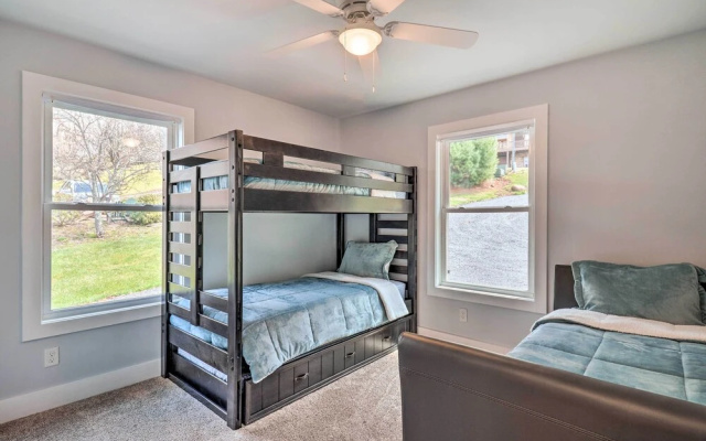 photo 4 of Waynesville Smart Cabin w/ Hot Tub & Views!