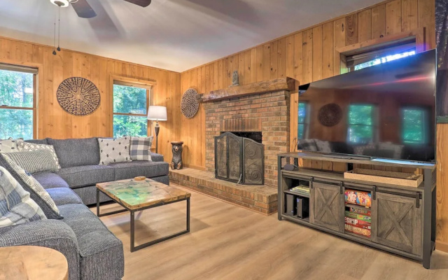 photo 5 of Game Room + Fire Pit: Weaverville Family Home!