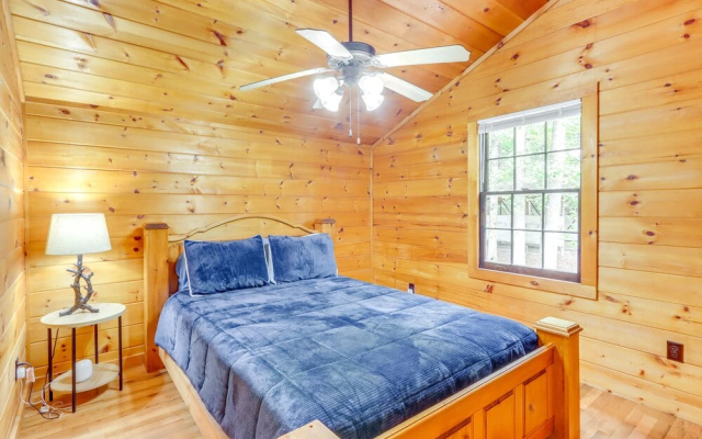 photo 5 of Wooded Blue Ridge Cabin: 2 Decks, Fire Pit!