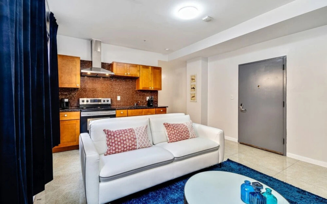 photo 2 of Lovely 2bd Apt Steps From the Convention Center